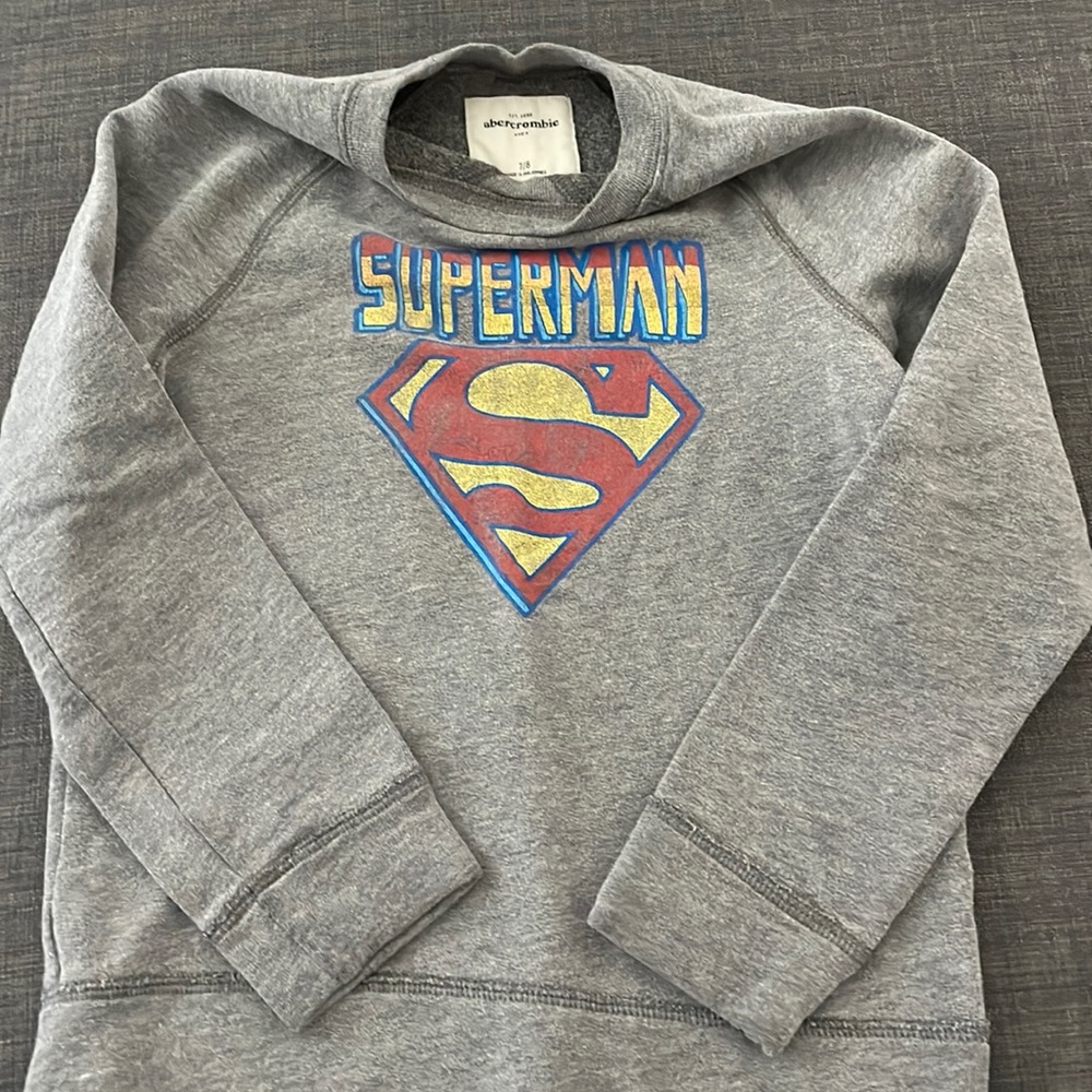 abercrombie kids Superman sweatshirt